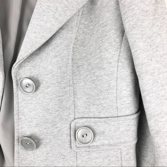 Classiques Entier Nordstrom Grey Silver Blazer S - Picture 3 of 9